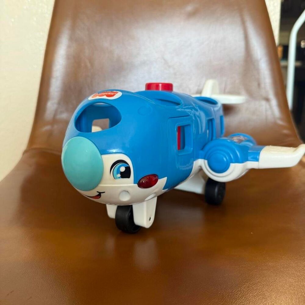blue airplane toy